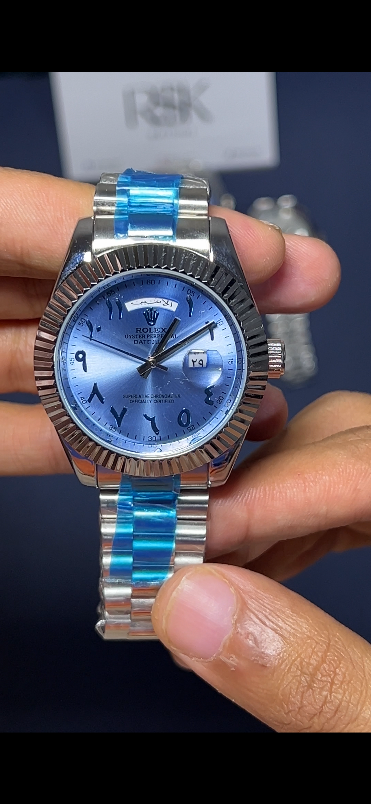 Rolex Datejust Arabic dial - Tiffany