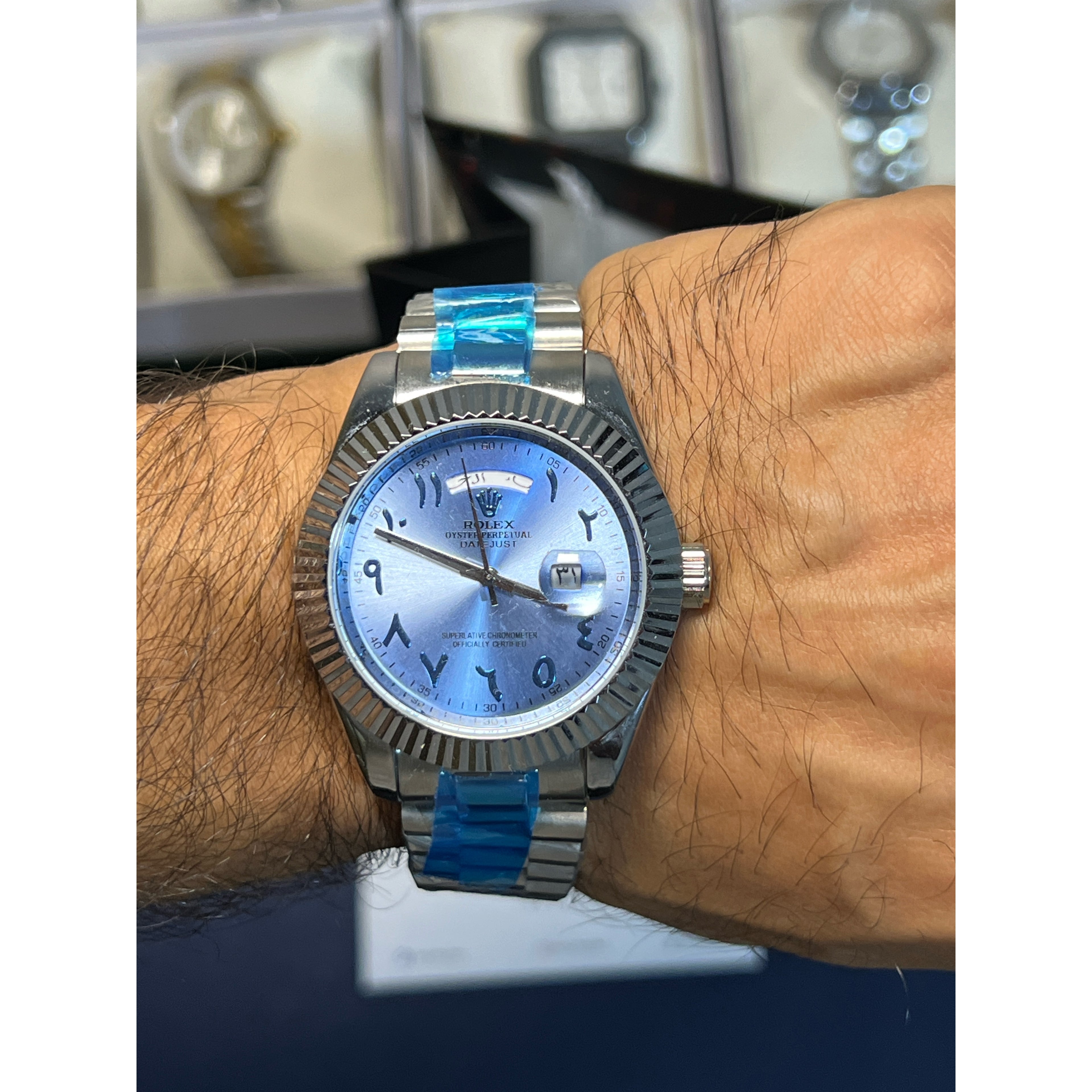 Rolex Datejust Arabic dial - Tiffany