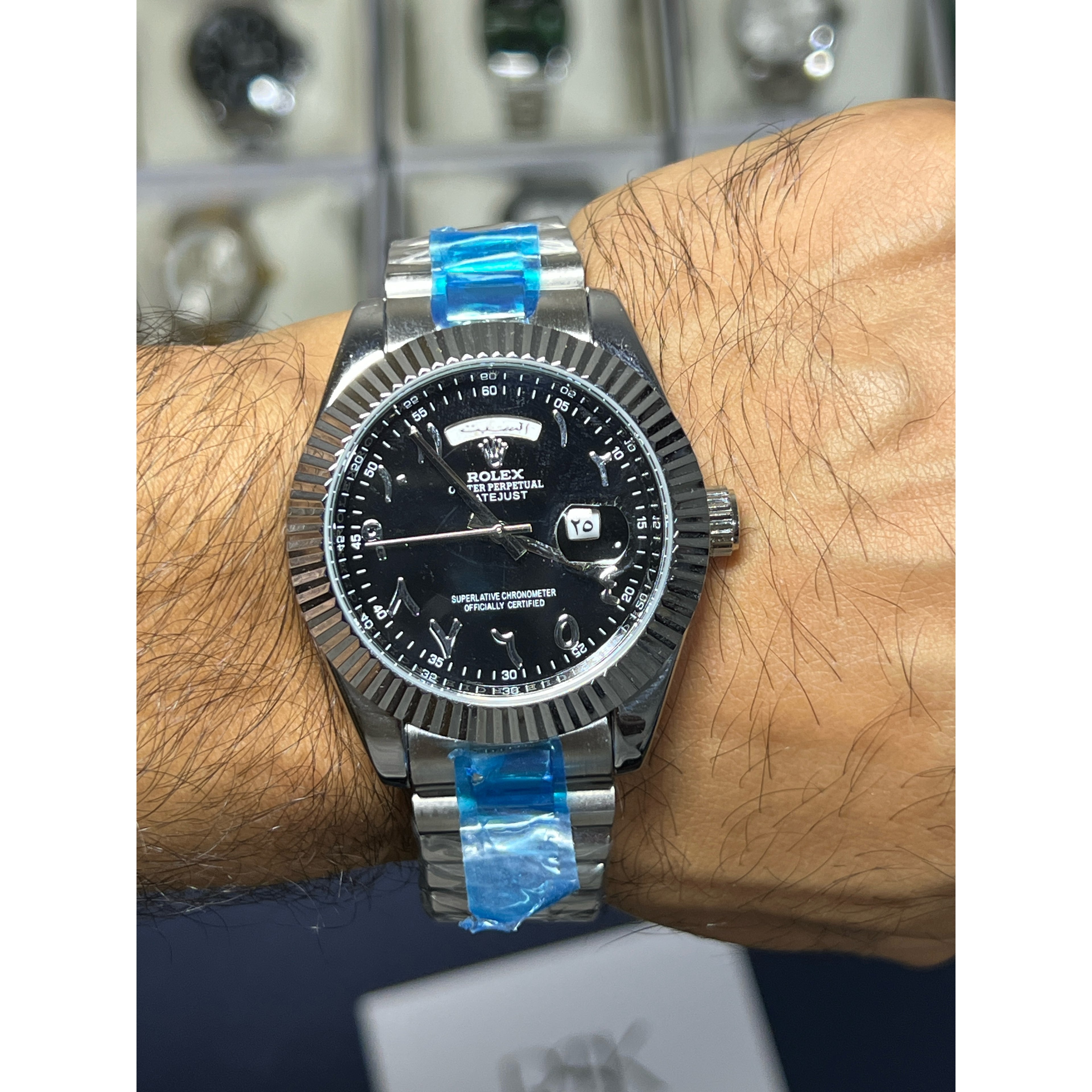 Rolex Datejust Arabic dial - Black