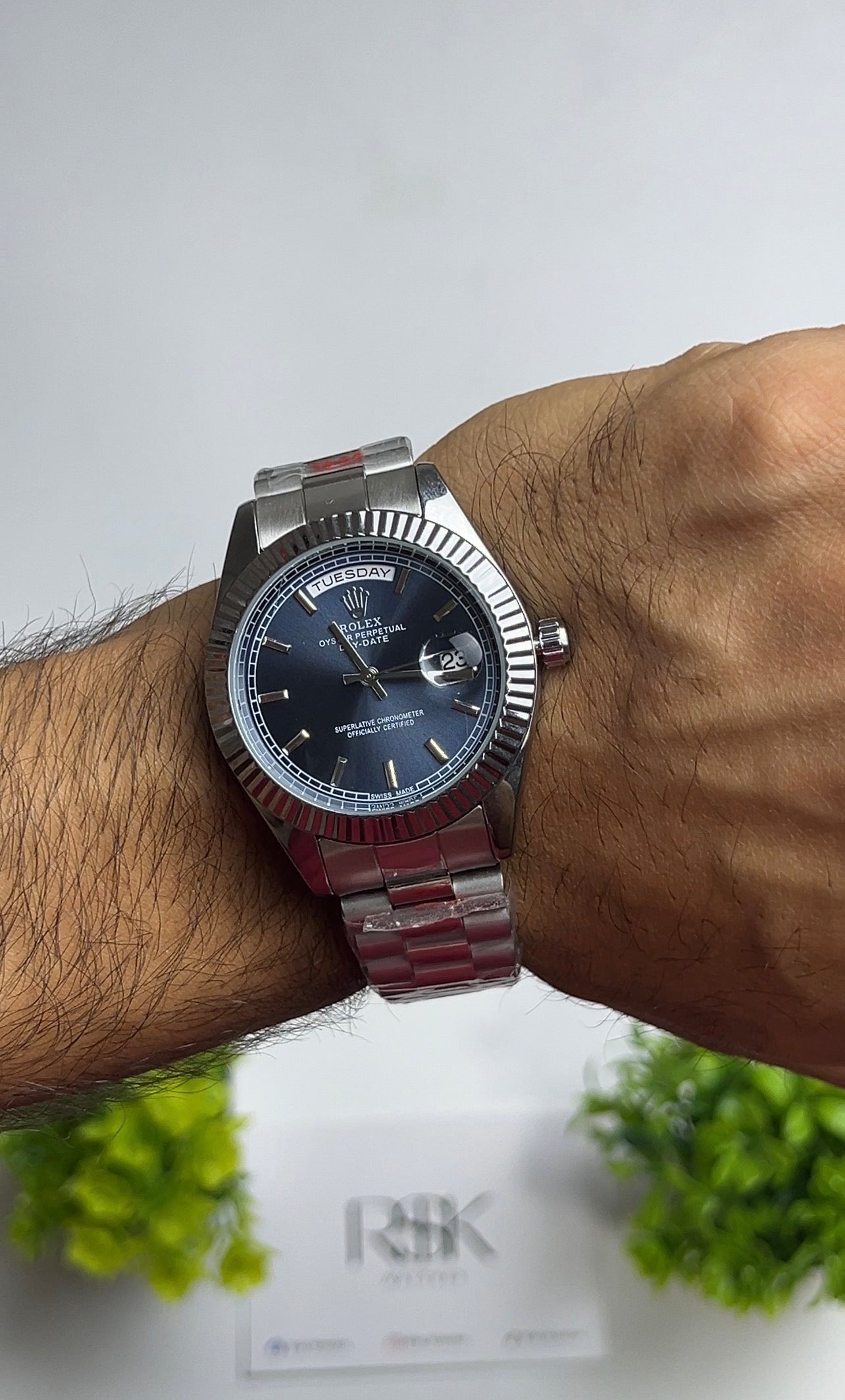 Rolex Day date Blue dial