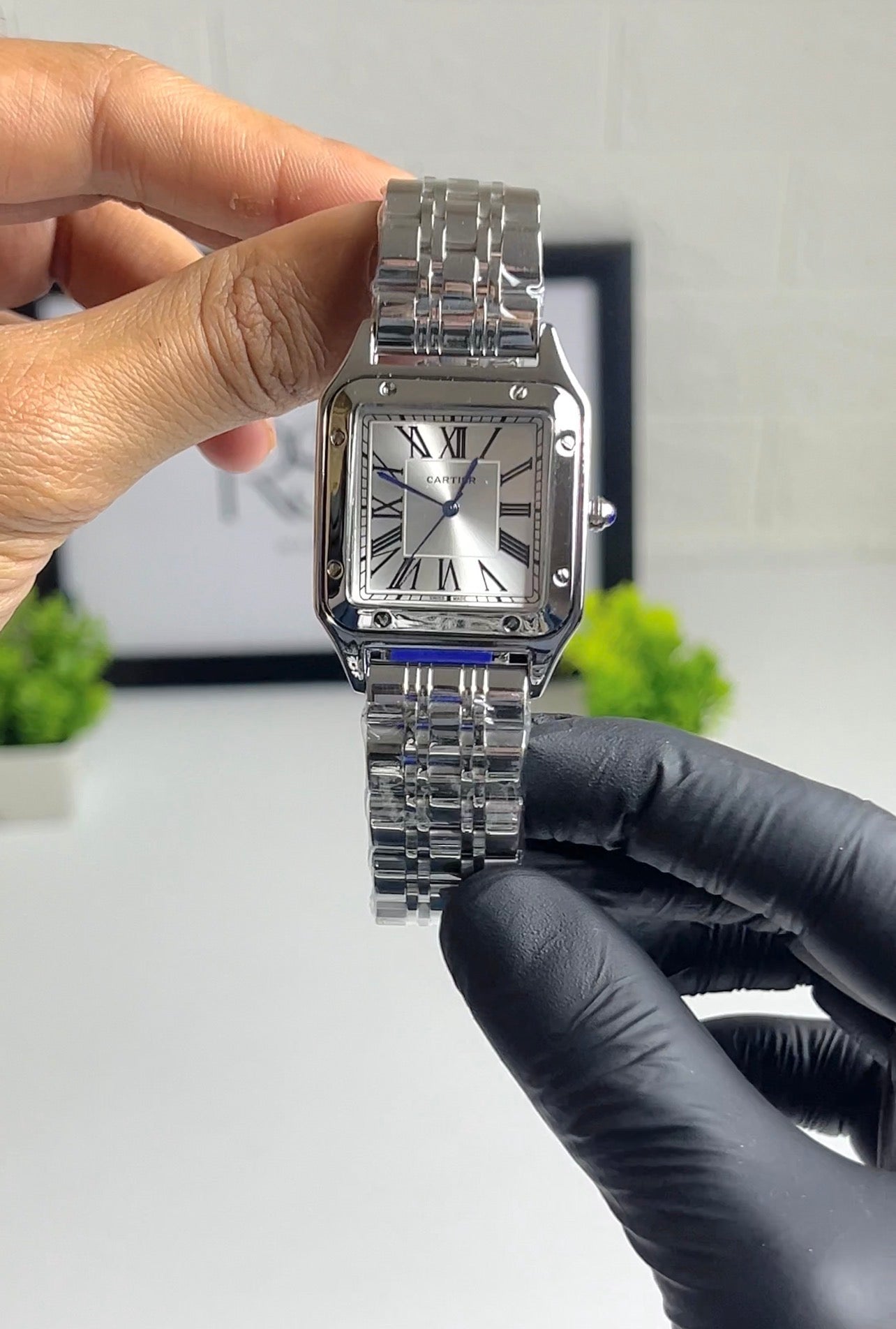 Cartier Santos - silver