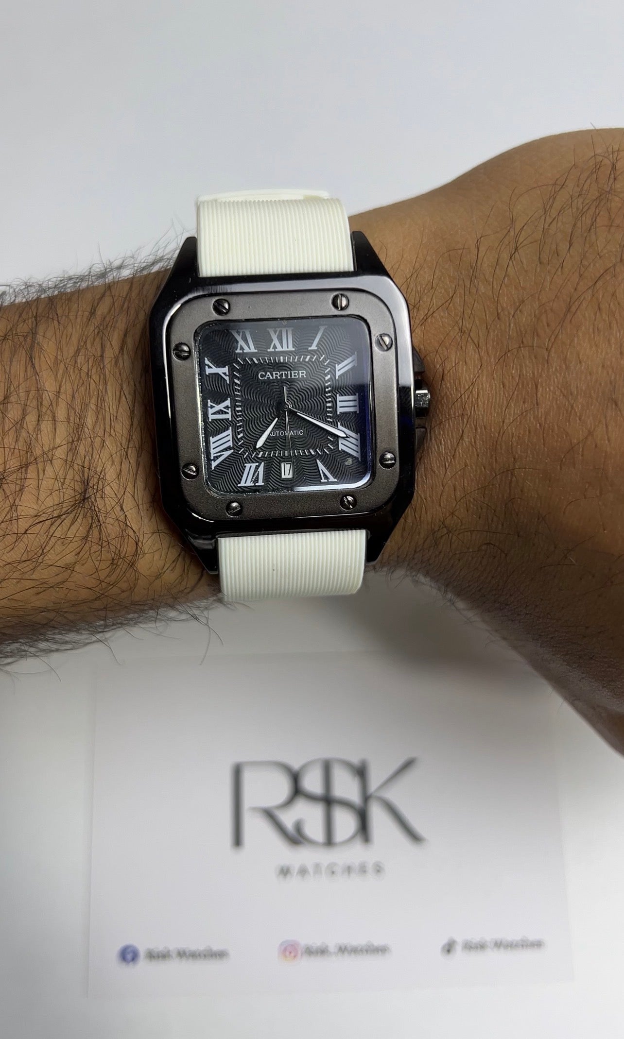 Cartier Santos Rubber