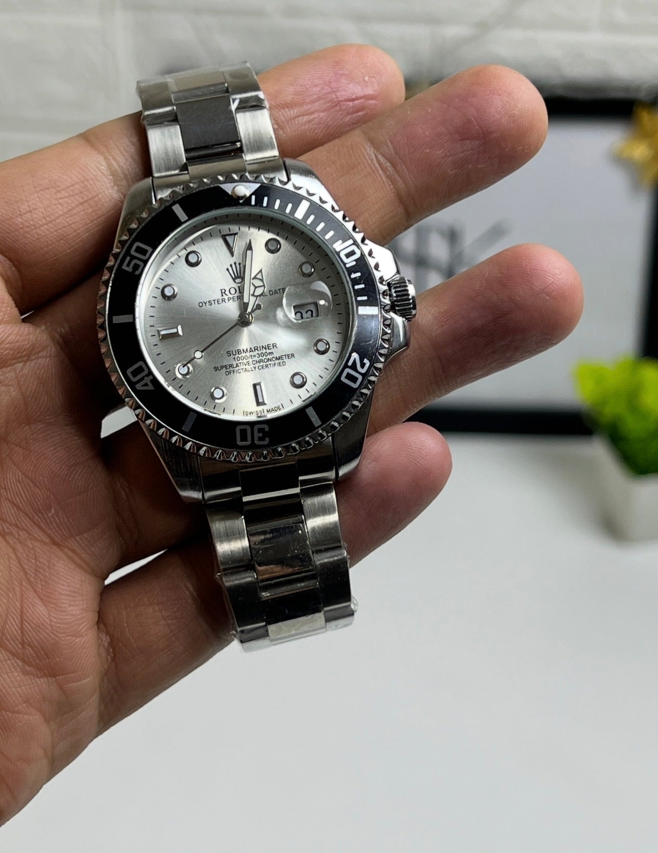 ROLEX SUBMARINER - semi automatic- silver