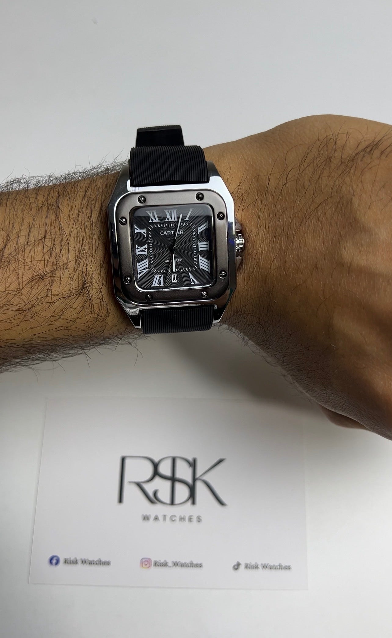 Cartier Santos Rubber