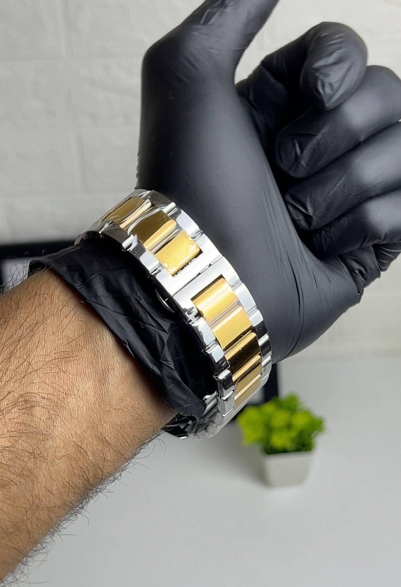 Omega Seamaster - mina Black * gold strap