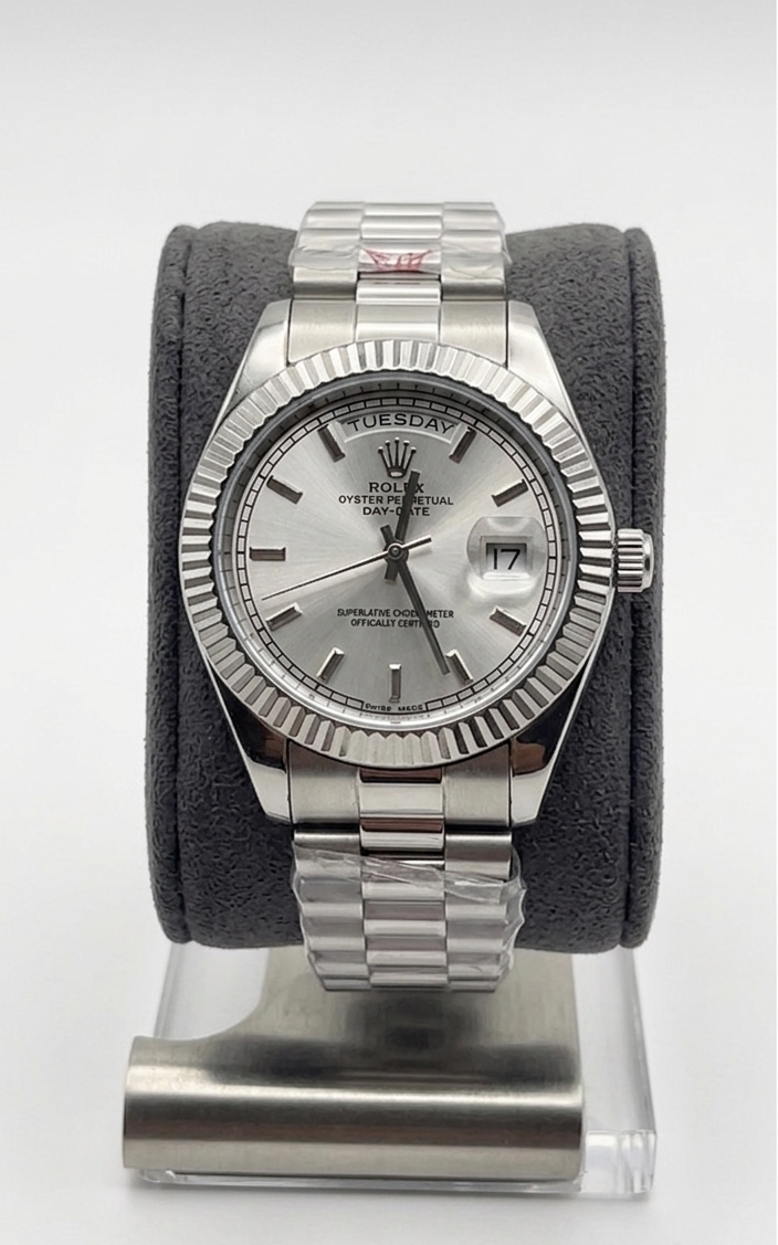 Rolex Day date Silver dial