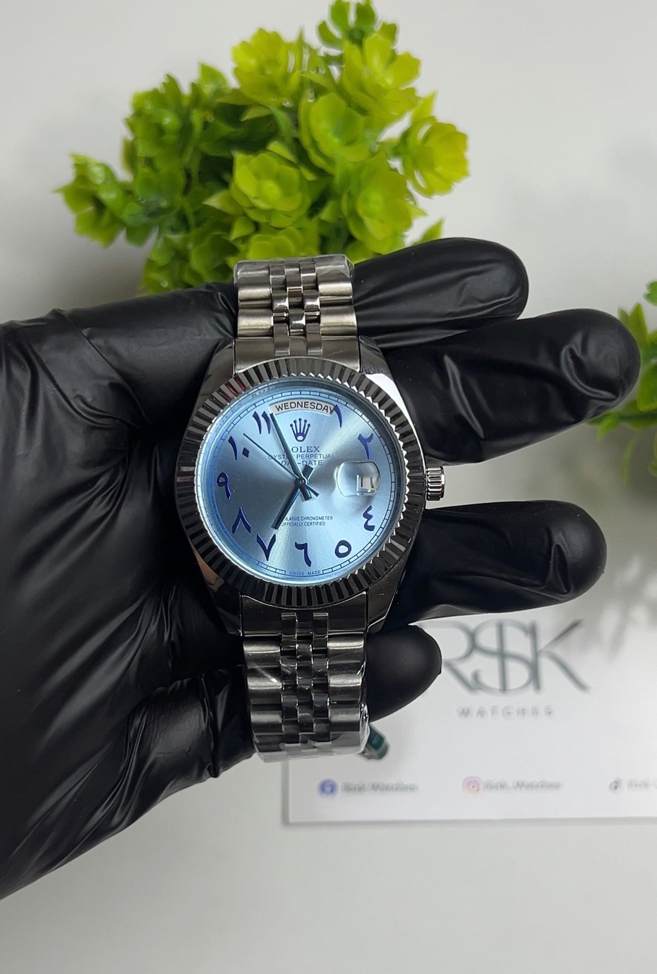 Rolex Datejust Arabic dial - semi automatic -Tiffany