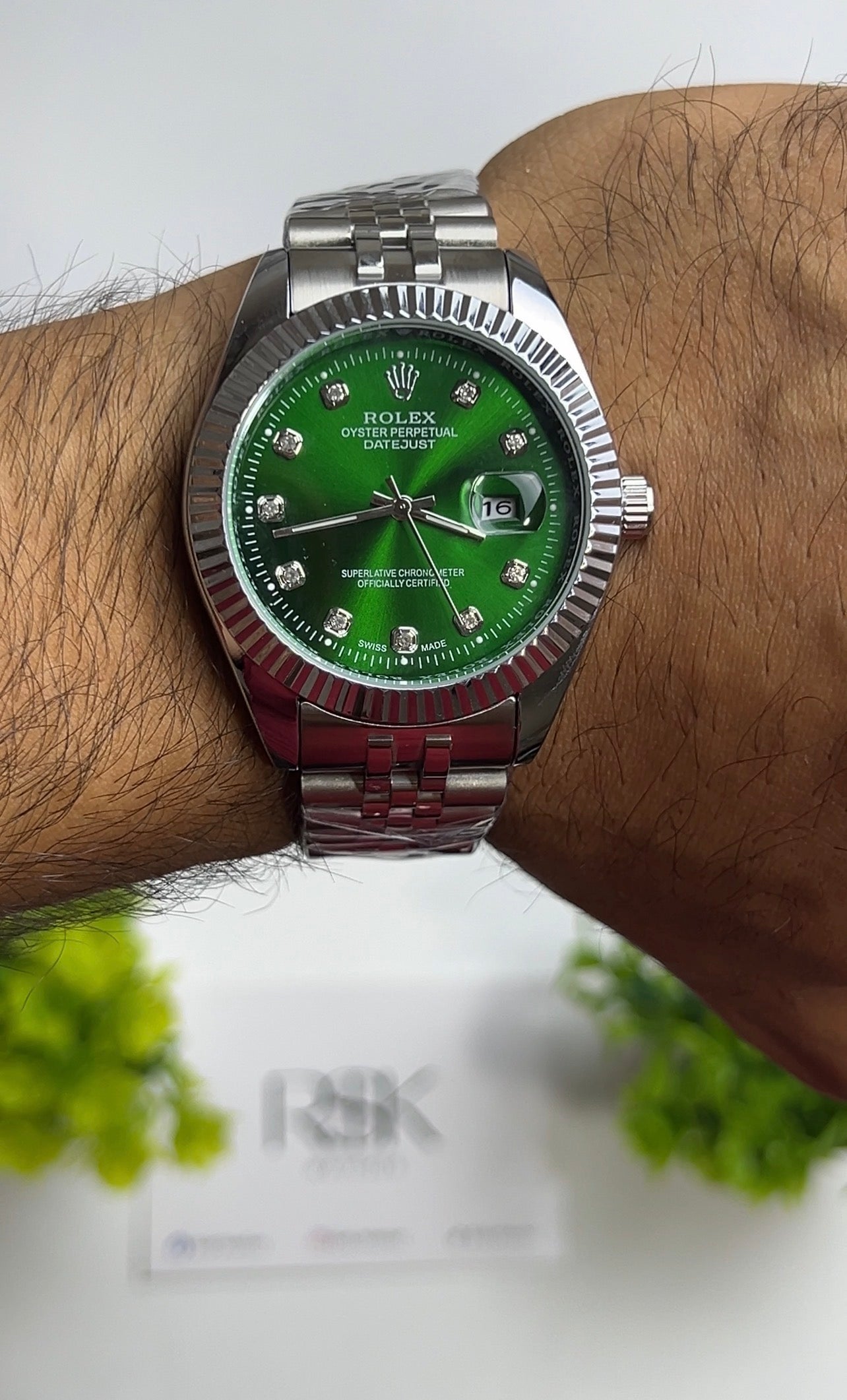 Rolex Datejust Green dial
