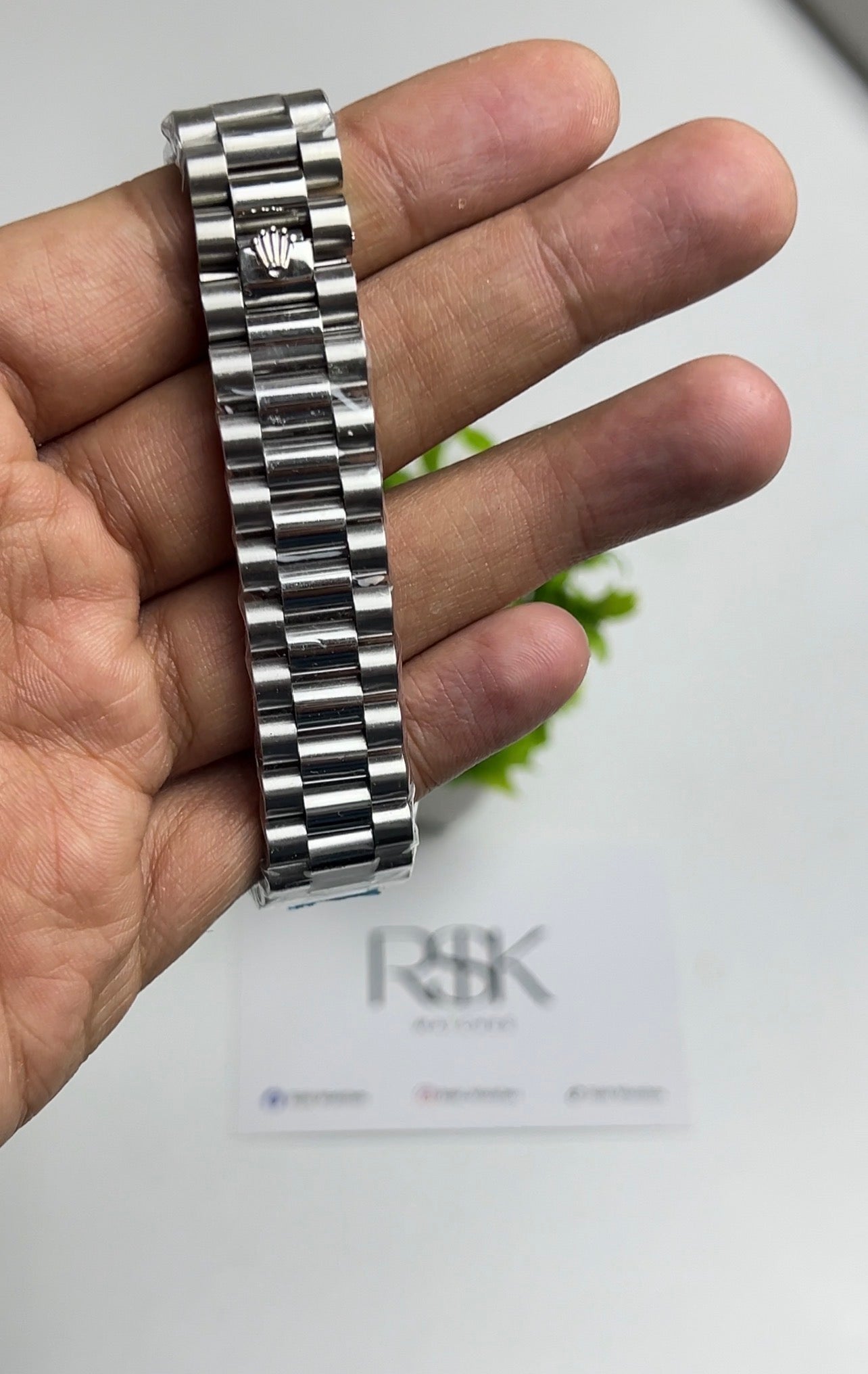 Rolex Datejust Arabic dial - semi automatic -silver