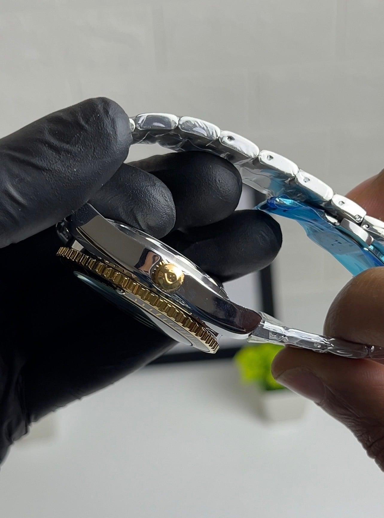 Omega Seamaster - mina Black * gold strap