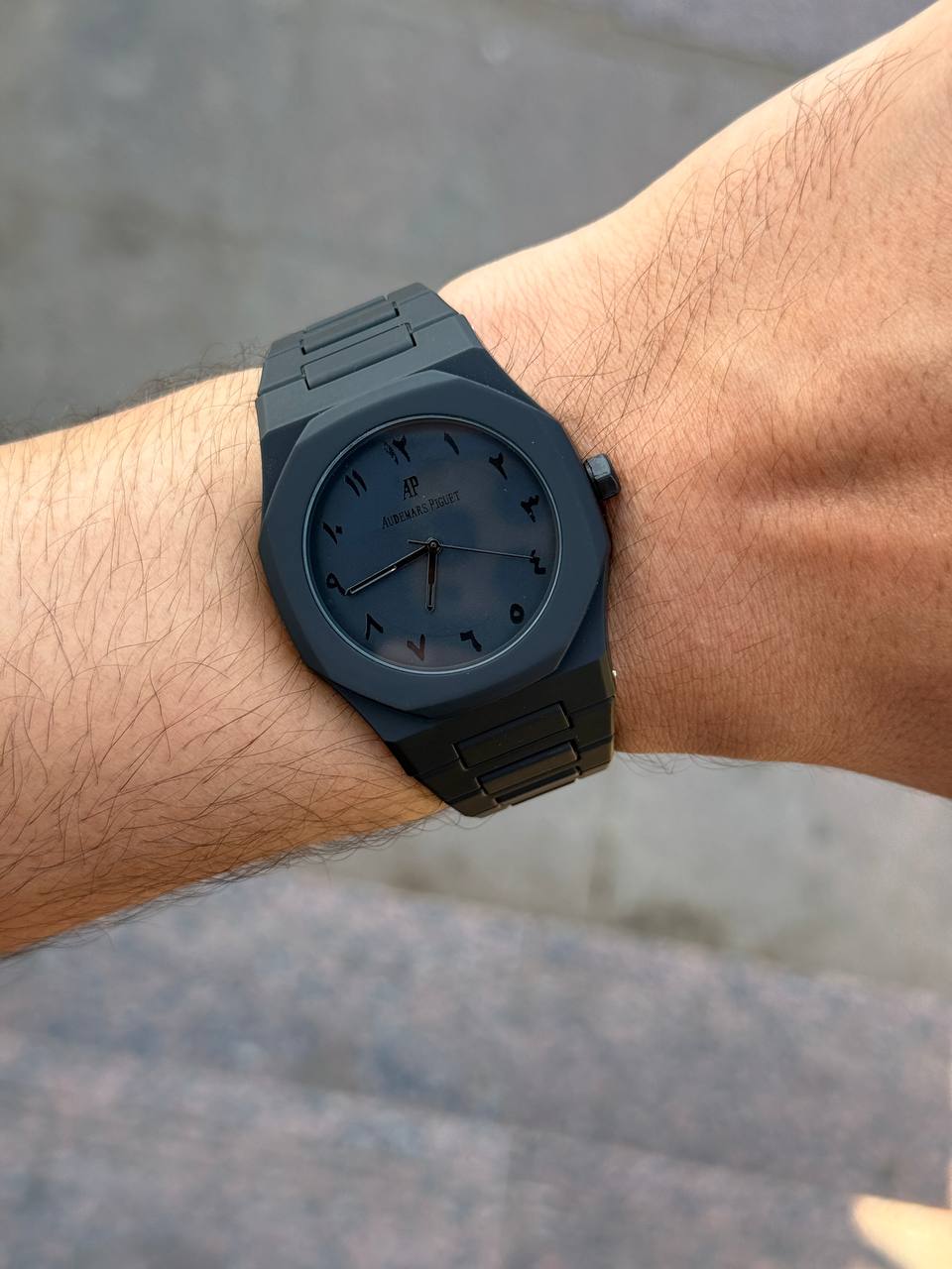 Audemars Piguet - carbon Arabic Number