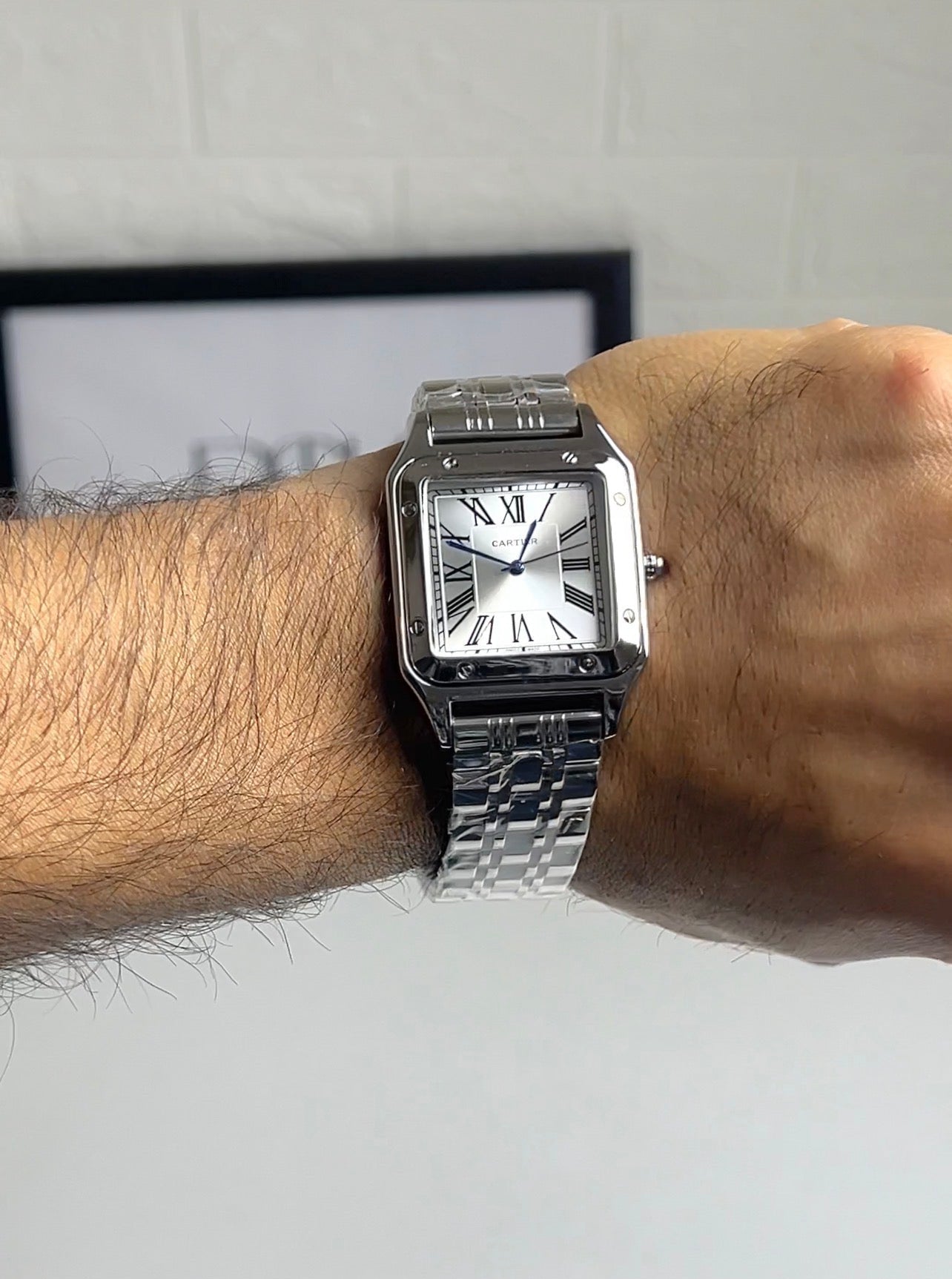 Cartier Santos - silver