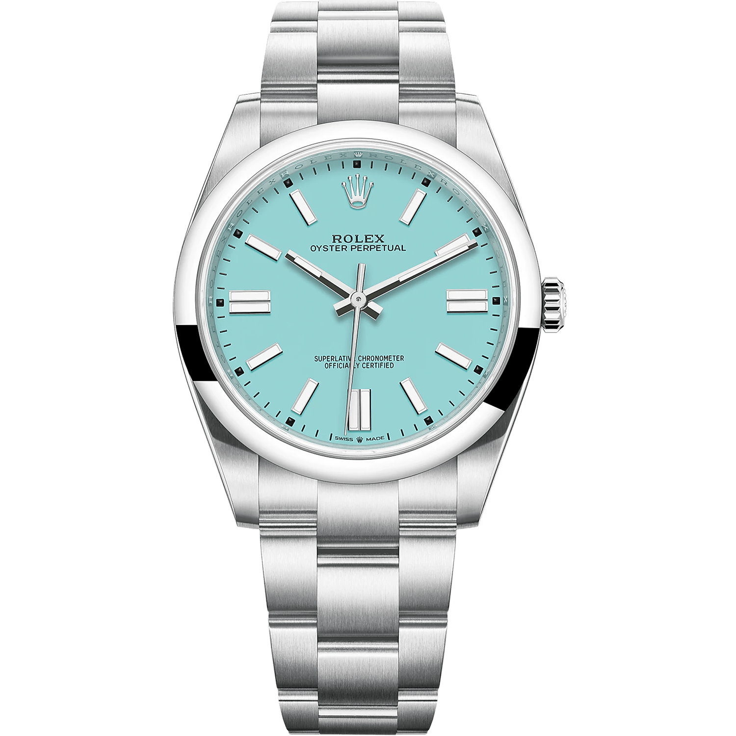 Rolex Oyster Perpetual - Turquoise blue