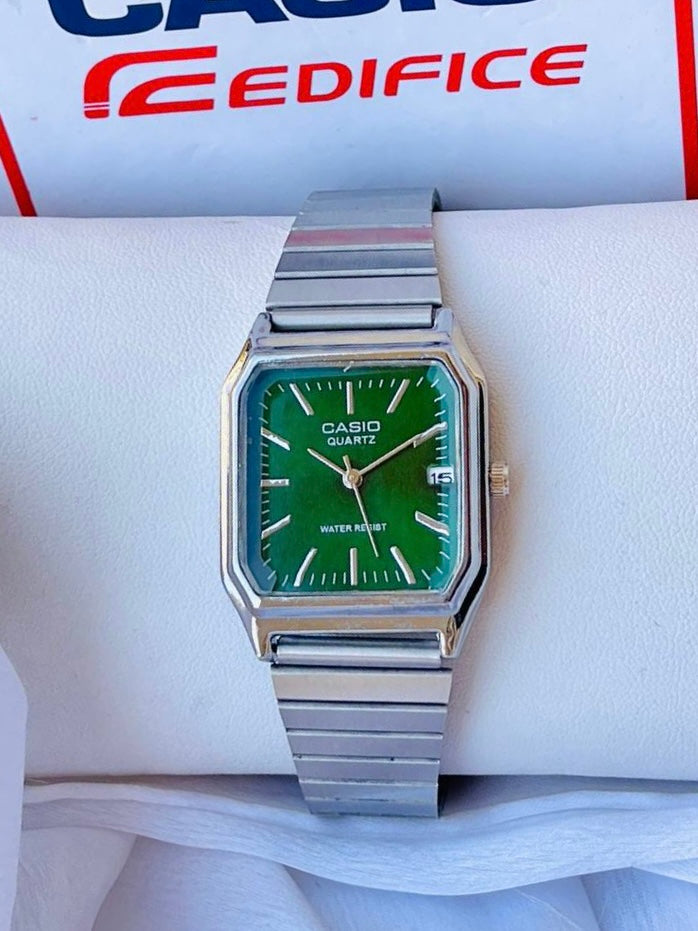 CASIO Analog Stainless Steel - Green