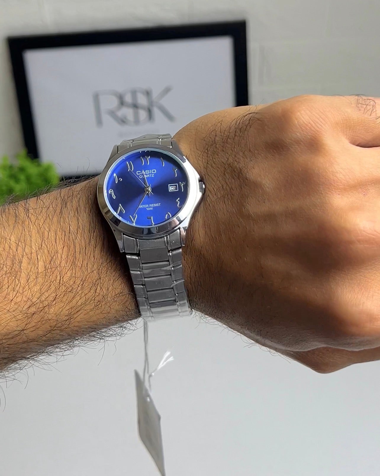 Casio Quartz Arabic Number - Blue