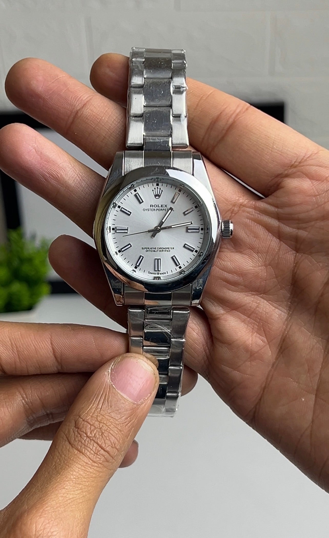 Rolex Oyster Perpetual - white