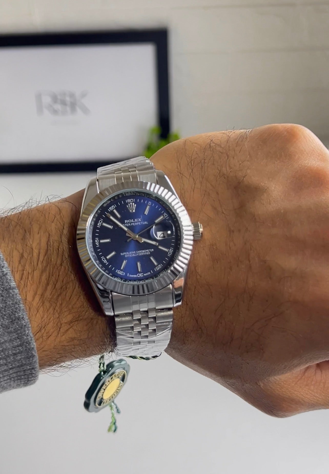 Rolex Datejust semi automatic - Blue