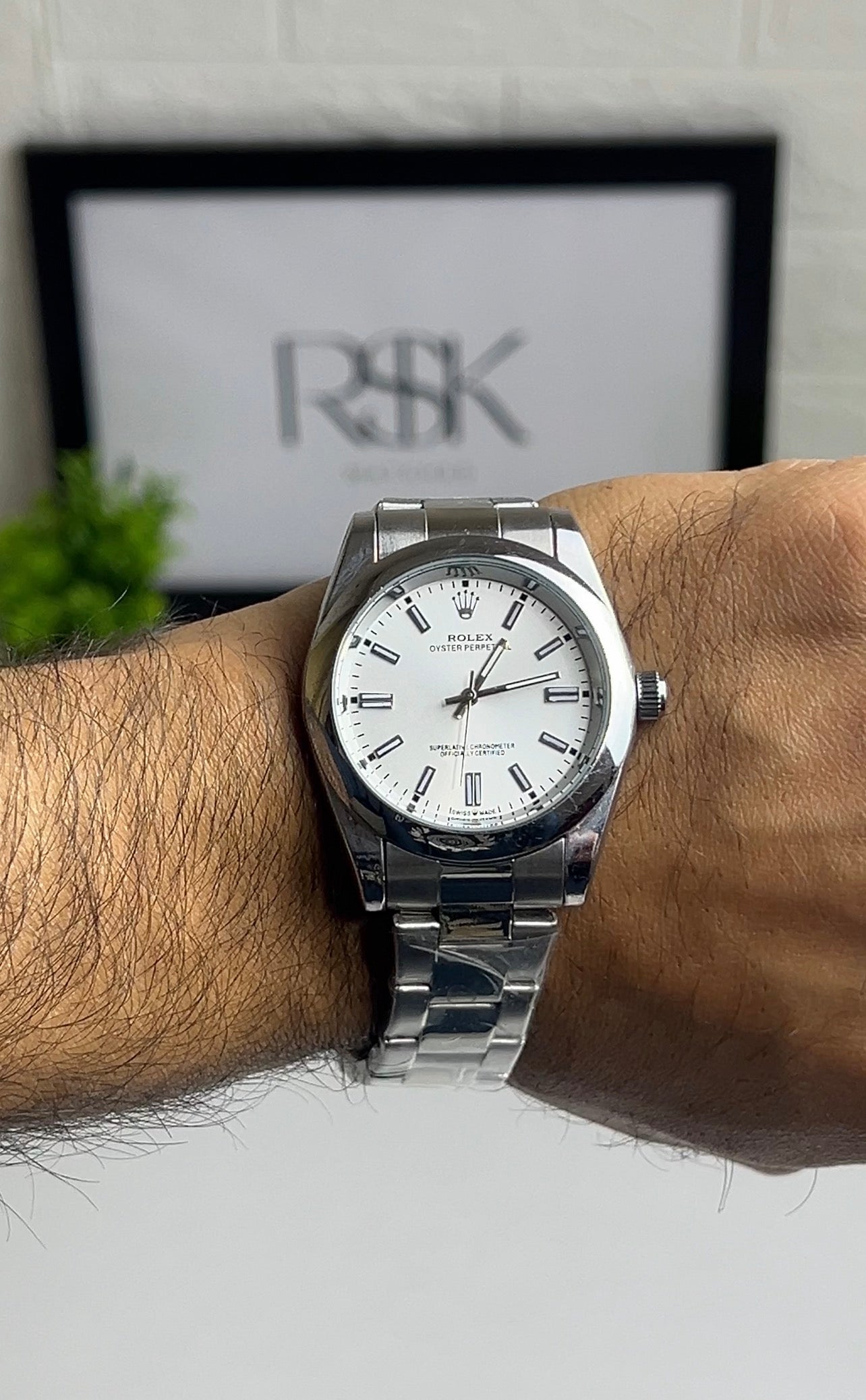 Rolex Oyster Perpetual - white