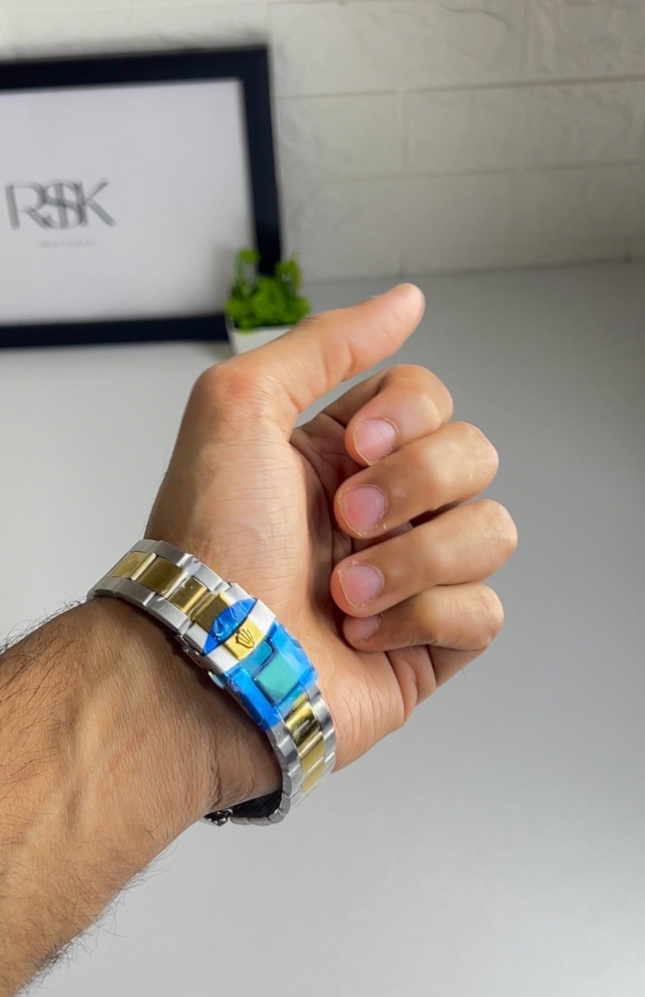 ROLEX SUBMARINER - Green * Gold