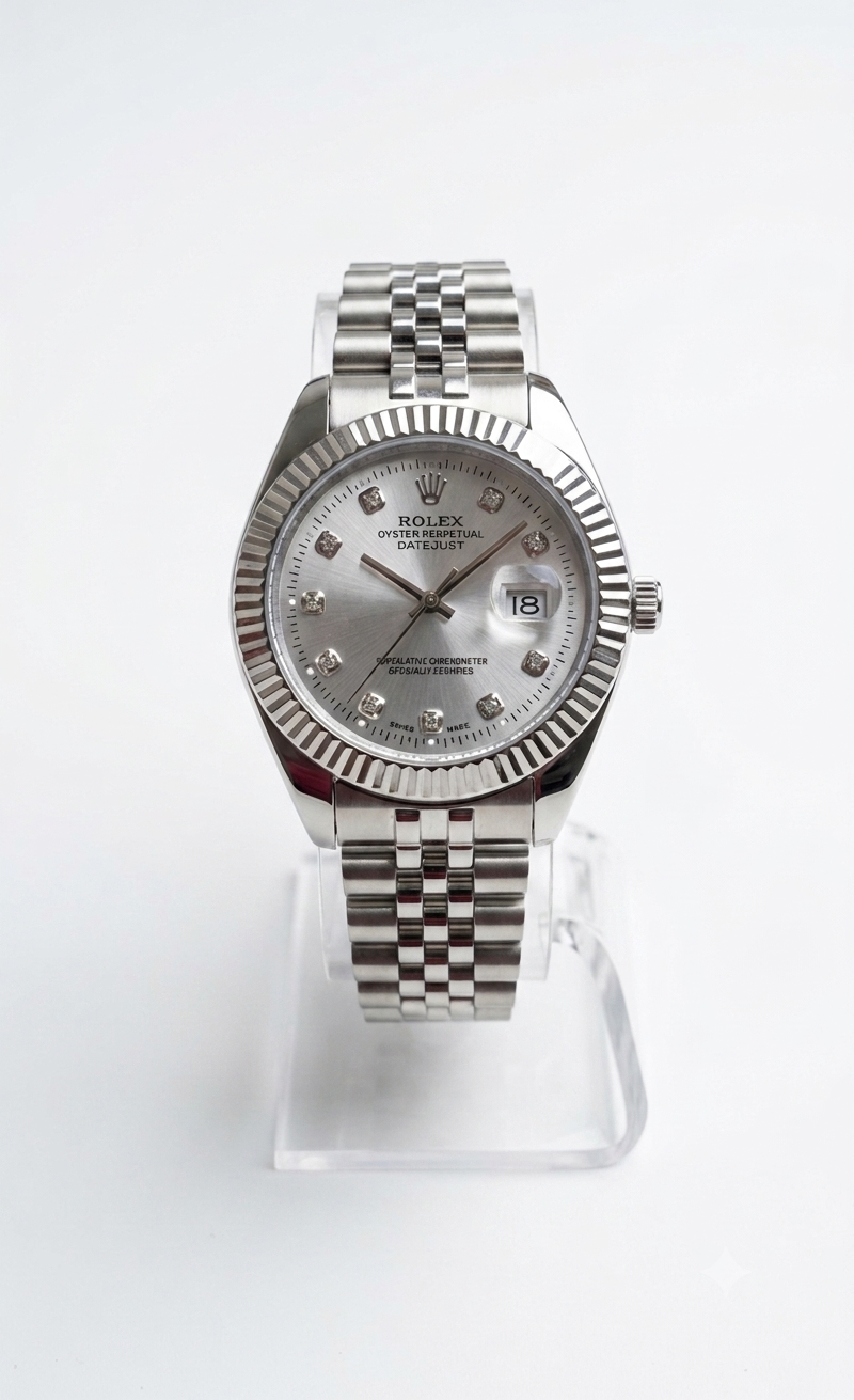 Rolex Datejust silver dial