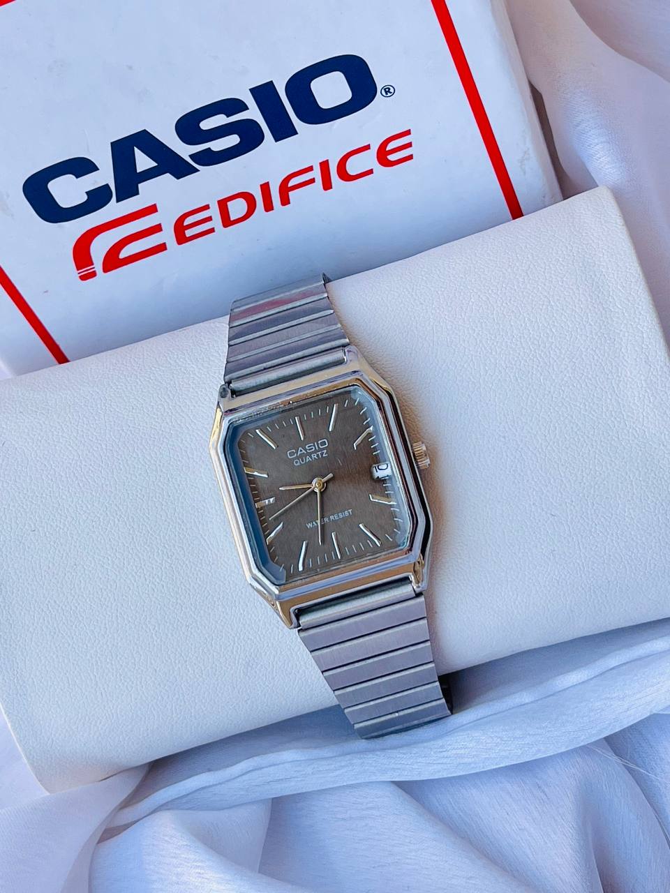 CASIO Analog Stainless Steel - Black