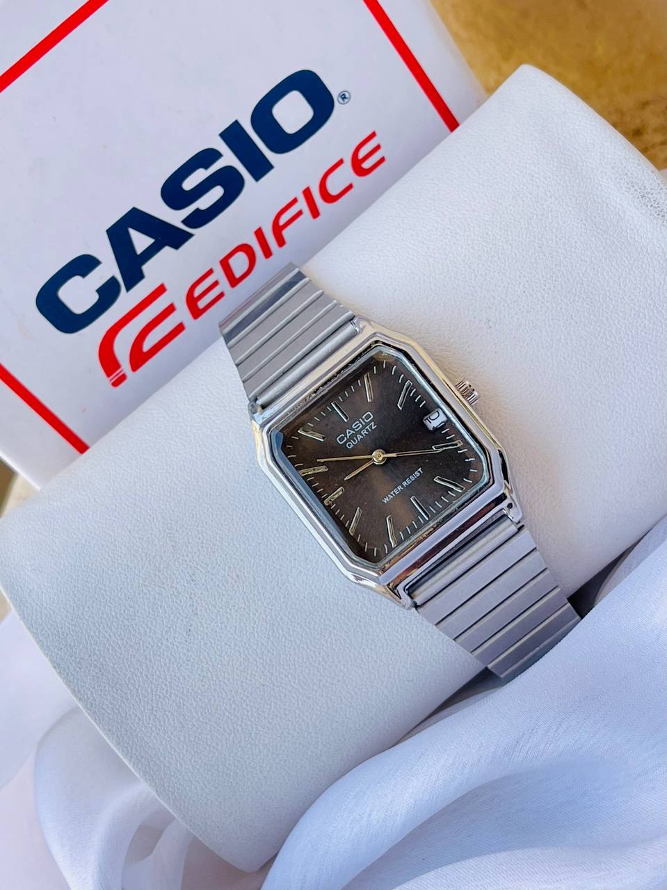 CASIO Analog Stainless Steel - Black