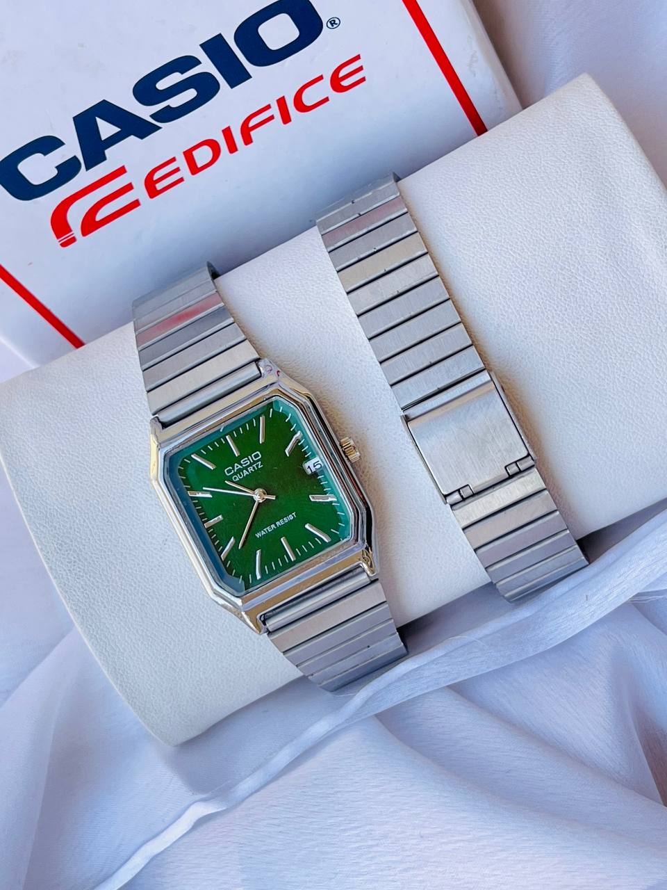 CASIO Analog Stainless Steel - Green