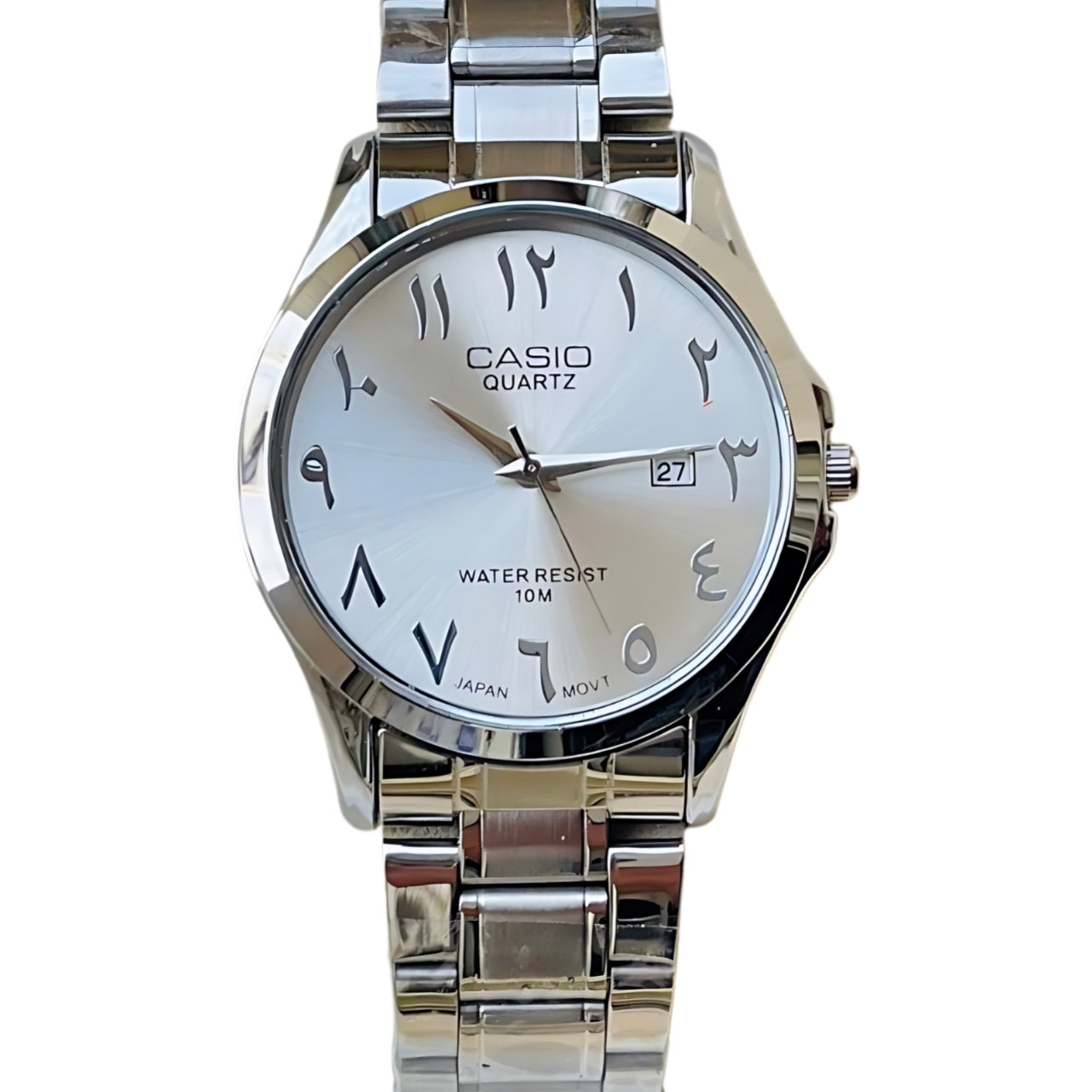Casio Quartz Arabic Number - Silver