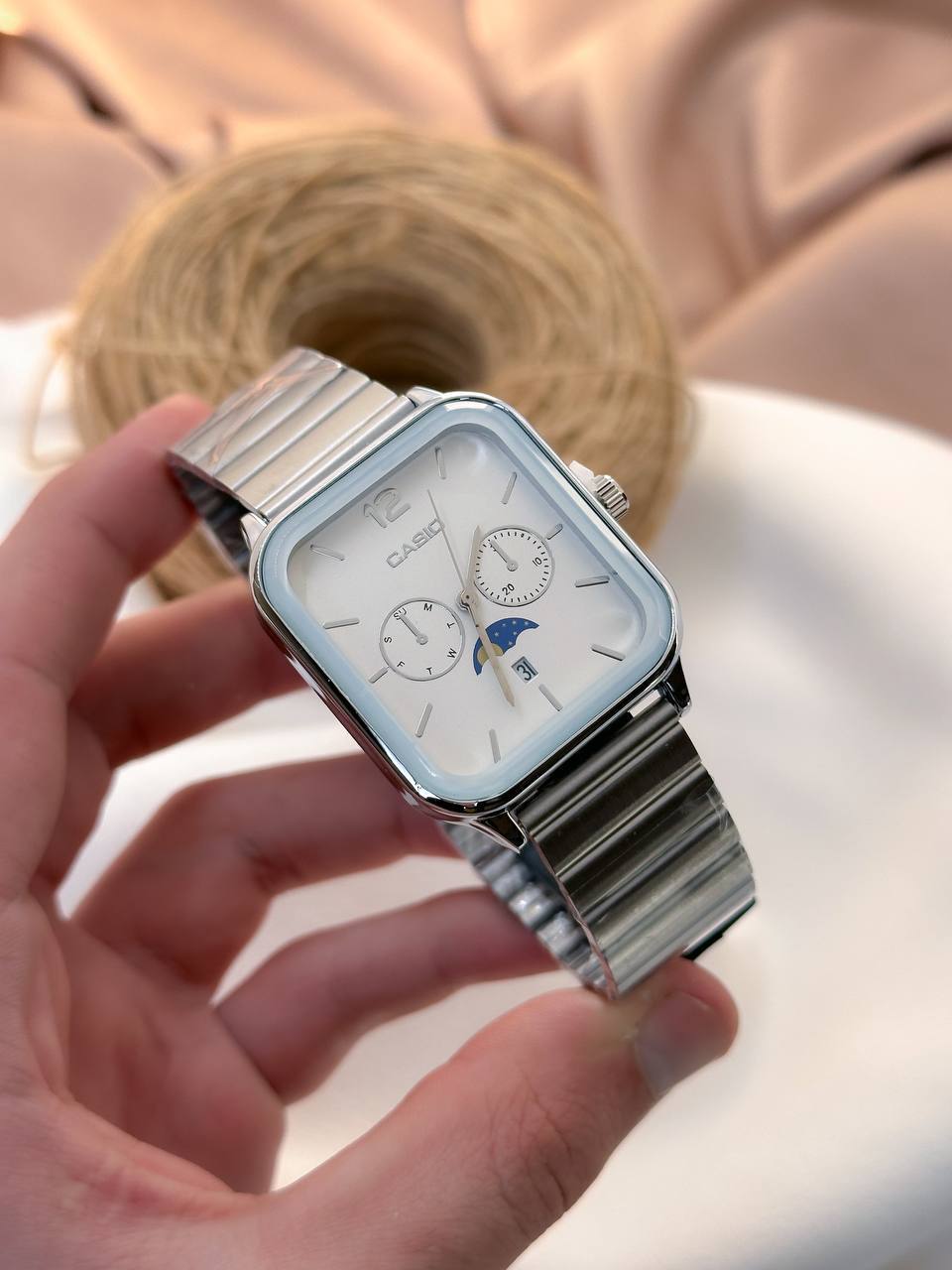 Casio Moonphase - White